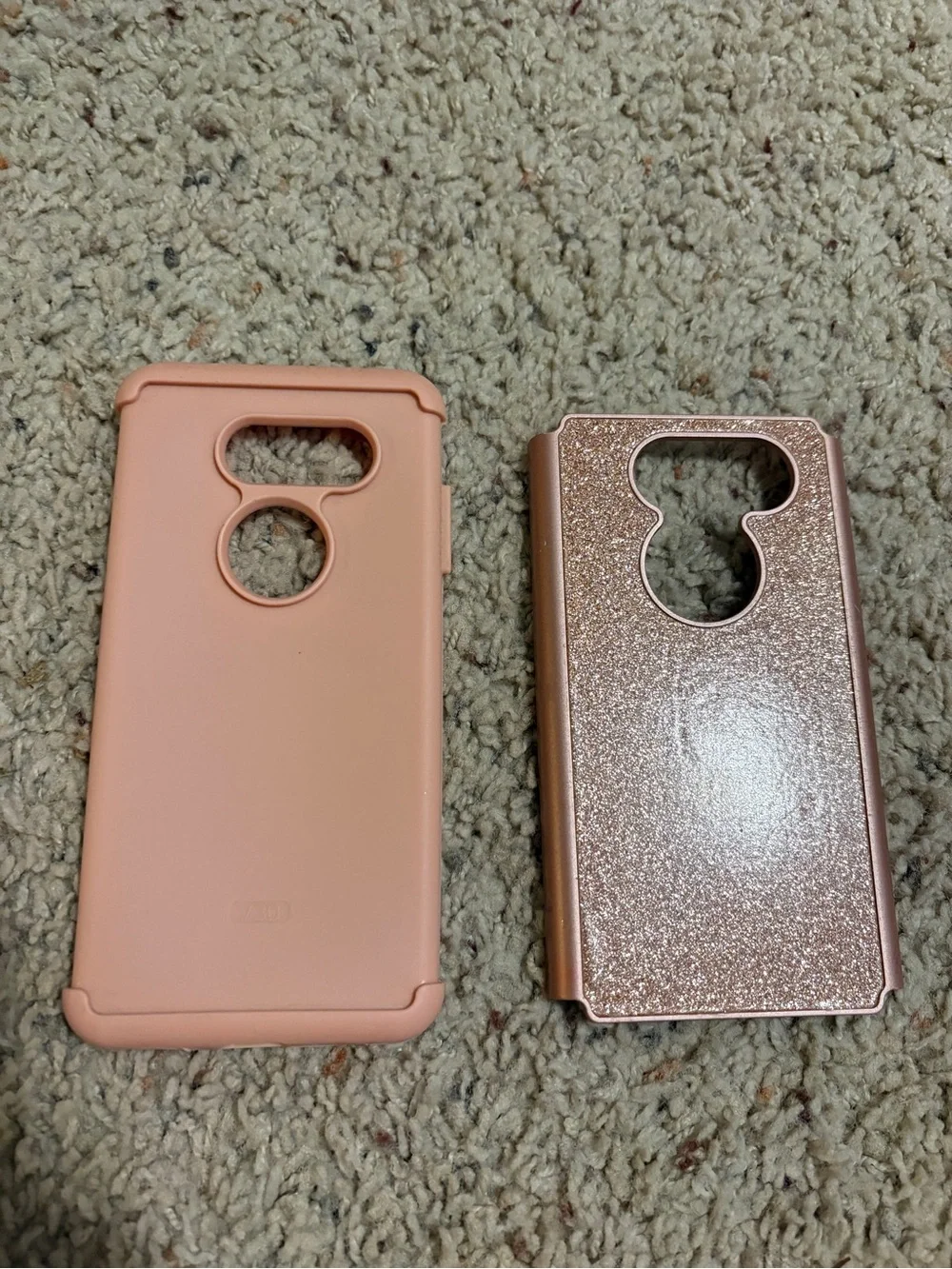 Glitter Rose Gold Protective Phone Case for V30 Samsung